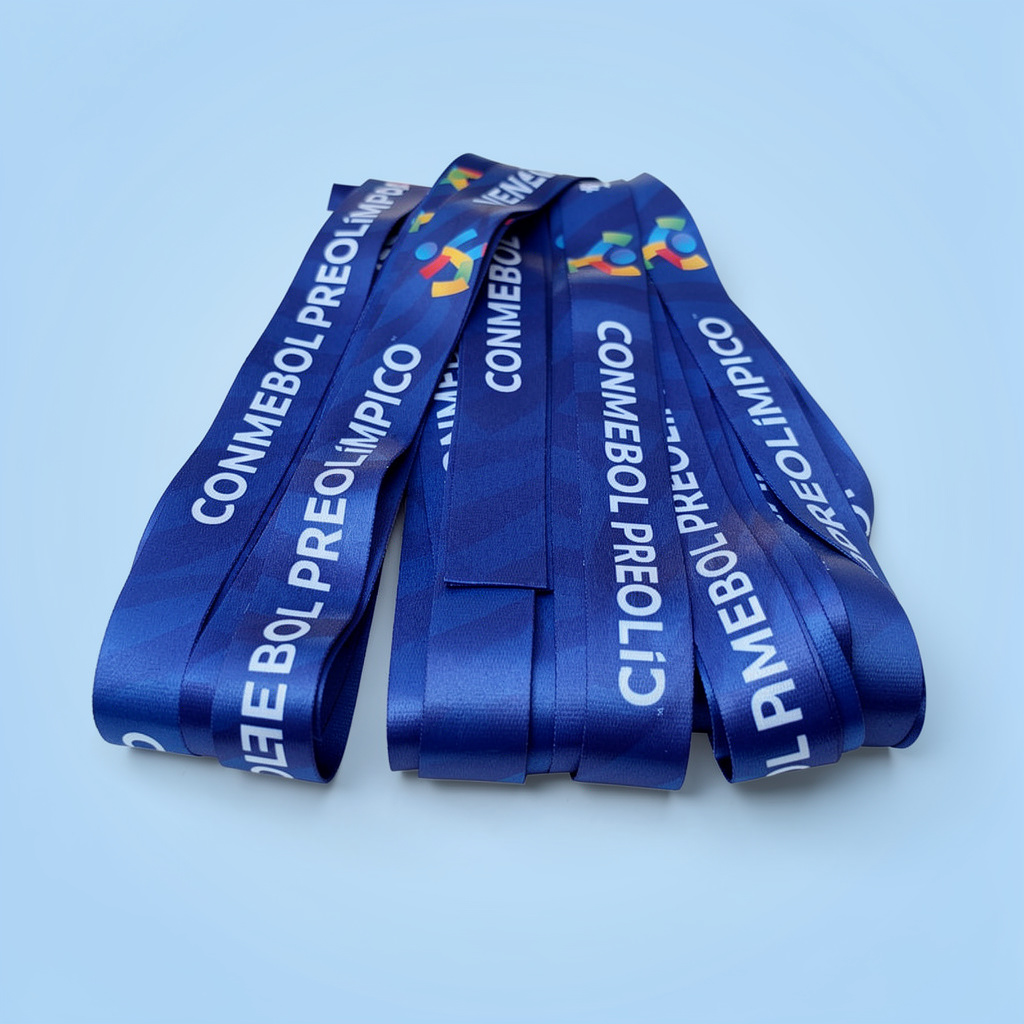 Cinta estampada con palabra Conmebol Preolimpico